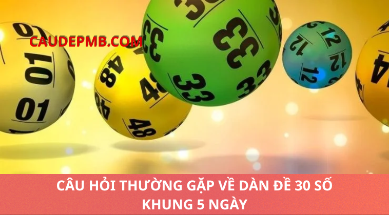 dàn đề 30 số