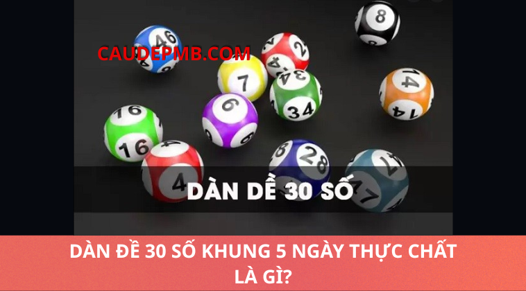 dàn đề 30 số