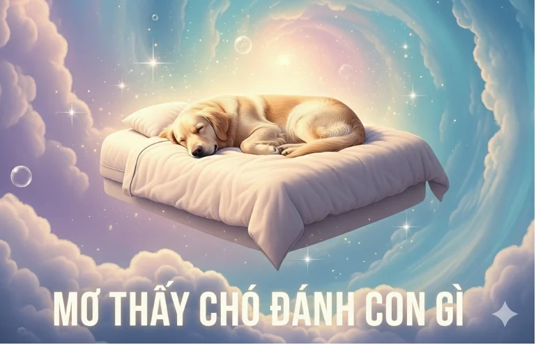 Mơ thấy chó đánh con gì? 